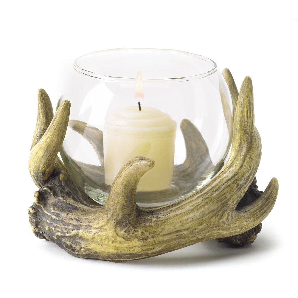 Candles Holders, Restaurant Centerpieces Decor Antler Rustic Table