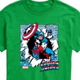 thumbnail image 3 of Marvel Captain America - Comic Book Panels - Men's Short Sleeve Graphic Tee, 3 of 5