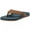 Tan, variant on Trey Mens Flip Flops Cushion Thong Beach Sandals for Men Non-Slip Sole Men Shoes Arch Support Durable Treaded Sole Rugged Faux Leather Sandals