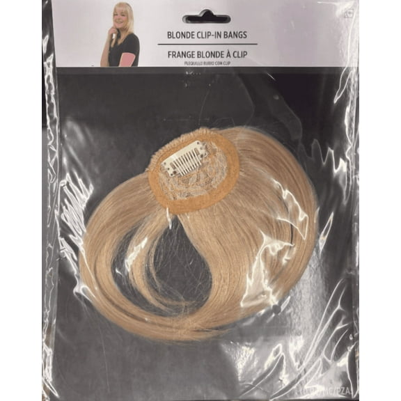 KBW Blonde Clip-In Bangs Costume Accessory