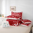 thumbnail image 5 of YST Ensemble de Douillette Flocon de Neige 7 Pcs, Lit Simple – Déco Joyeux Noël, 5 of 5