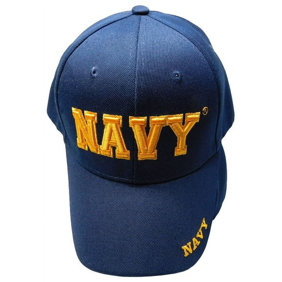 Blue US Navy CPO Chief Petty Officer Retired Hat Ball Cap Veteran Military