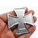 thumbnail image 3 of Cruz de Hierro de Metal cromado, Alemania 1813, símbolo de la virtud de Malta, emblema cruzado, insignia de estilo de coche y motocicleta, pegatinas, calcomanía para Auto Pat, 3 of 5