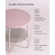 thumbnail image 5 of Mesita de noche pequeña VASAGLE con cesta de tela ULET223R61, 5 of 8