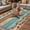 turquoise, variant on Western Texas Star Vintage Outdoor Rug for Patio/Deck/Porch, Non-Slip Large Area Rug 4 x 6 Ft, Retro Farmhouse Brown Green Wood Grain Indoor Outdoor Rugs Washable Area Rugs, Camping Rug Carpet Runner