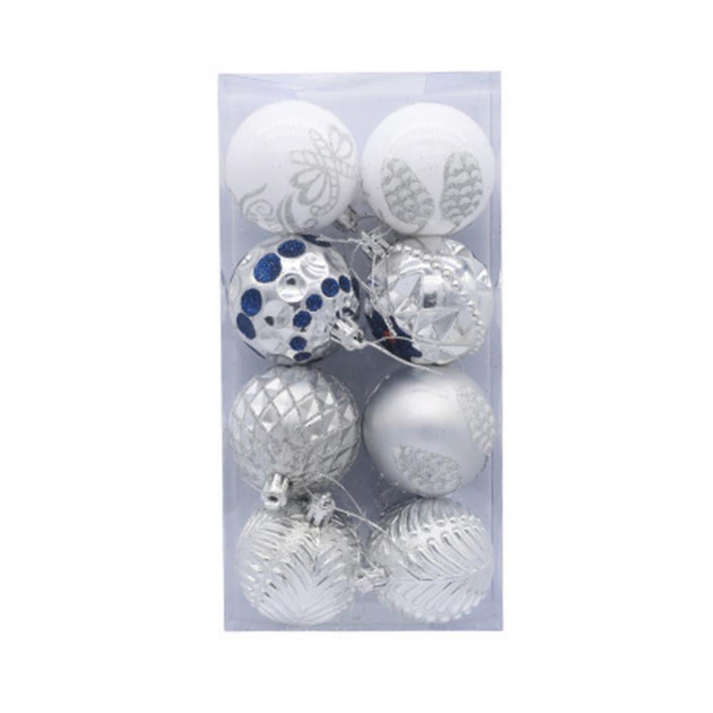 Christmas Tree Ball Ornaments Set 8pcs Christmas Tree Ball Ornaments