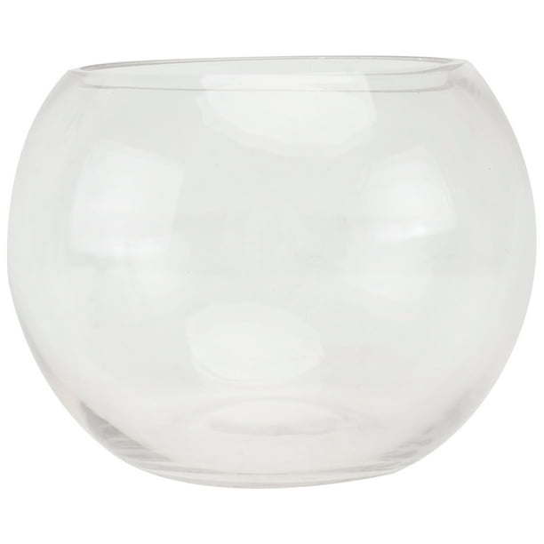 Jarrón de vidrio transparente con soporte para plantas hidropónicas, florero creativo de escritorio para pecera, adorno para casa, oficina, hotel (15 cm)