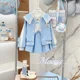 thumbnail image 1 of Sanrios-Falda plisada de estilo escolar para niñas, uniforme de béisbol Kawaii JK, Falda corta, pantalones largos, regalo para niños, 1 of 5