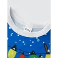 thumbnail image 4 of Christmas Family Pajama Matching Set Elk Print T-shirt Tree Pants, 4 of 9