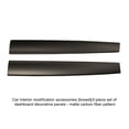 thumbnail image 2 of 2 Pieces Dashboard Cover Real Carbon Fiber Center Console Auto Interior Instrument Trim Replacement for Model 3/Y Matte carbon fiber, 2 of 9