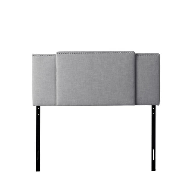 CorLiving Mia 3-in-1 Expandable Panel Padded Fabric Headboard with Nail Head Trim