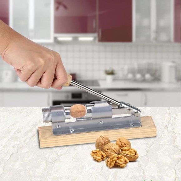Nutcracker Mechanical Walnut Pliers Cracker Kitchen Tool -TUN