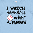 thumbnail image 4 of Inktastic I Watch Baseball with My Pawpaw Boys Baby T-Shirt, 4 of 5