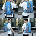 thumbnail image 3 of FLAMEHORSE Sac à Dos de Randonnée Extérieur Grande Capacité en Bleu Foncé - Design Multi-Poches avec Sangles de Compression pour Camping, Voyage et Escalade, 3 of 7
