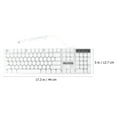 thumbnail image 1 of Clavier 1 Pce Pratique Créatif Portable Touches Rondes Accessoire Clavier Filaire Clavier d'Ordinateur, 1 of 6