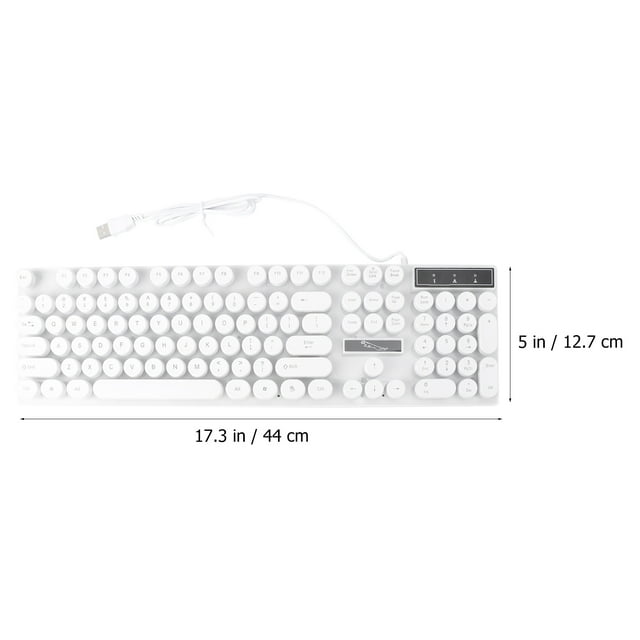 Clavier 1 Pce Pratique Créatif Portable Touches Rondes Accessoire Clavier Filaire Clavier d'Ordinateur