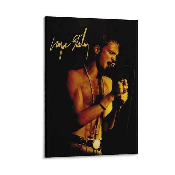 Layne Staley Singer Poster (6) Canvas Wall Art Prints Poster Gifts Photo Picture Painting Posters Room Decor Home Decorative 20x30inch(50x75cm)