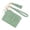 Green, variant on Slim RFID Blocking Wallet with Keychain Wristlet and Zippered Pocket for Secure Card Organization