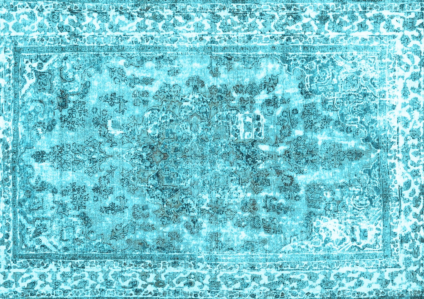 Ahgly Company Indoor Rectangle Abstract Light Blue Contemporary Area ...