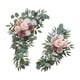 thumbnail image 5 of 2 piezas de arco de flores artificiales para boda, decoración de flores, telón de fondo para centros de mesa, caballete, al aire libre, 5 of 9
