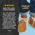 thumbnail image 6 of The Original Stretchlace | Elastic Shoe Laces | Round Stretch Shoelaces | White, 55 in (139 cm), 6 of 7