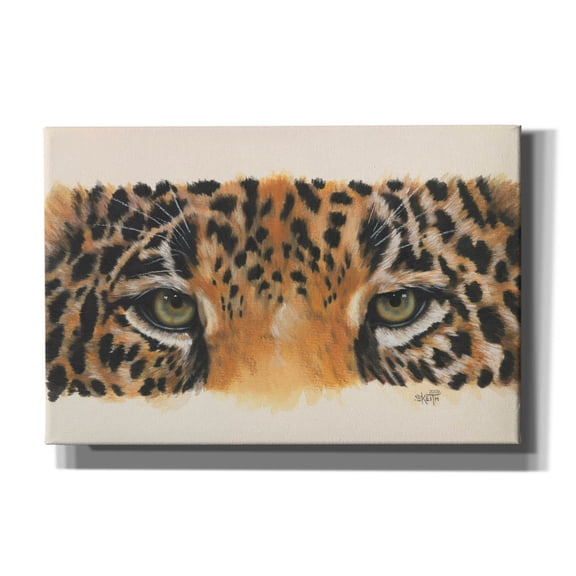 Epic Graffiti 'Eye-Catching Jaguar' by Barbara Keith, Canvas Wall Art, 60"x40"
