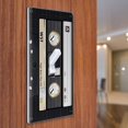 thumbnail image 3 of WIRESTER Single Gang Toggle Light Switch Plate/Wall Plate Cover - Retro Black Cassette Tape, 3 of 6