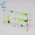 thumbnail image 2 of Magnetic Mini T-Type Level Tool with Green Water Bubble - 95mm Upgraded, Compact & Transparent Design for Home DIY, Two-Way Accurate Measurement, Waterproof & Durable Construction, Easy-to-Read, 2 of 5