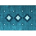 thumbnail image 1 of Ahgly Company Indoor Rectangle Abstract Light Blue Contemporary Area Rugs, 7' x 10', 1 of 4