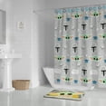 Baby Yoda 14Piece Shower Curtain Set with Tufted Rug, 72 x 72