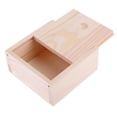 thumbnail image 1 of Unfinished Wooden ...7 Inches Wood Box with Slip Lid for Crafts,, 1 of 5