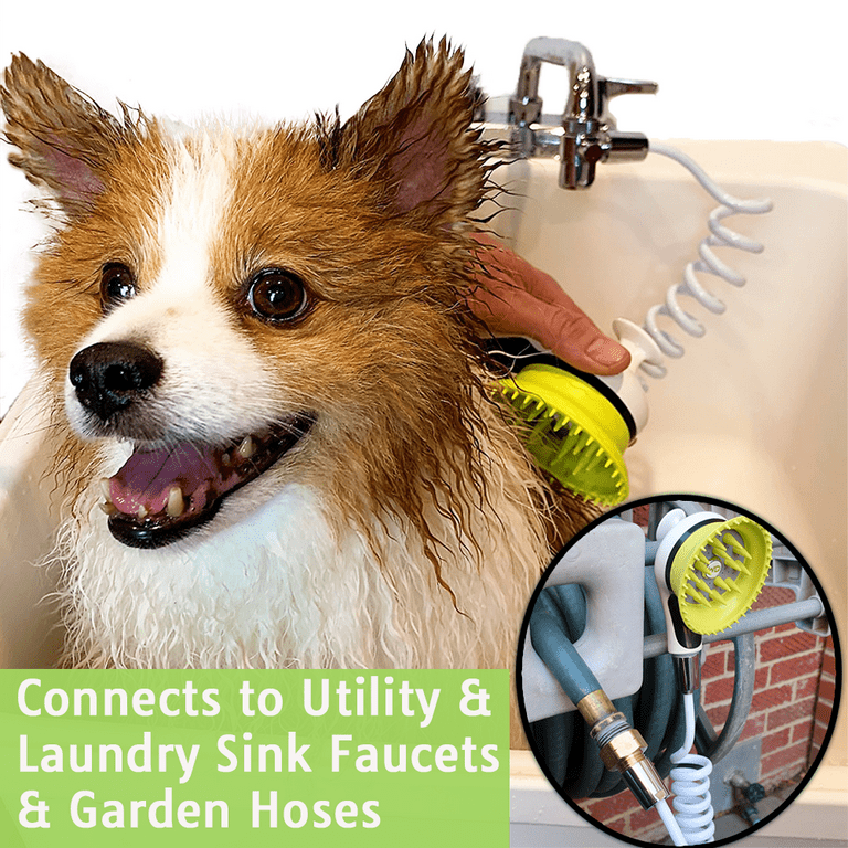 Wondurdog Quality Indoor / Outdoor Dog Wash Kit for Shower and Garden