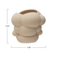thumbnail image 2 of Bloomingville Stoneware Organic Shaped Vase, Cream Sand Finish, 2 of 2