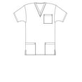 thumbnail image 2 of Adar Universal Unisex Scrubs - V-Neck Tunic Scrub Top, 2 of 3