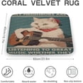 thumbnail image 3 of Front Door Mat, Welcome Door Mats Outdoor Indoor, Coral Velvet Door Mat, Non-Slip Rubber Backing Low Profile Doormat for Entryway, 16"x24", White Cat, Music, 3 of 8