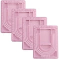 thumbnail image 1 of MIAO YUAN 4PCS Pink DIY Hand String Necklace Design Plates,Beaded Measuring Board Tray for Jewelry Bracelet Making,Flocking Dial Panel Tool for Beading, 1 of 1