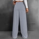 thumbnail image 4 of WILLBEST Pantalones Casuales de Mujer de Cintura Alta, Versátiles, Cómodos y de Pierna Ancha para Otoño E Invierno. Mediana, 4 of 8