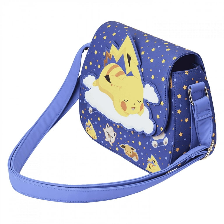 Loungefly Pokemon Sleeping Pikachu Friends Crossbody Bag Eevee Evolution Purse Walmart