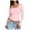 Pink, variant on XUELUO Boho Tops For Women Autumn Winter Solid Color Round Neck Long Sleeve Slim Fit Workout Yoga Basic Shirts For Women T Shirts Daily-Wear,Black,S