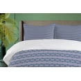 thumbnail image 4 of Ambesonne Ethnic Duvet Cover Set, Chevron Inspired Art, 2-Calking, Mint Green Beige, 4 of 7