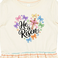 thumbnail image 4 of Inktastic He is Risen Easter Girls Toddler Dress, 4 of 5