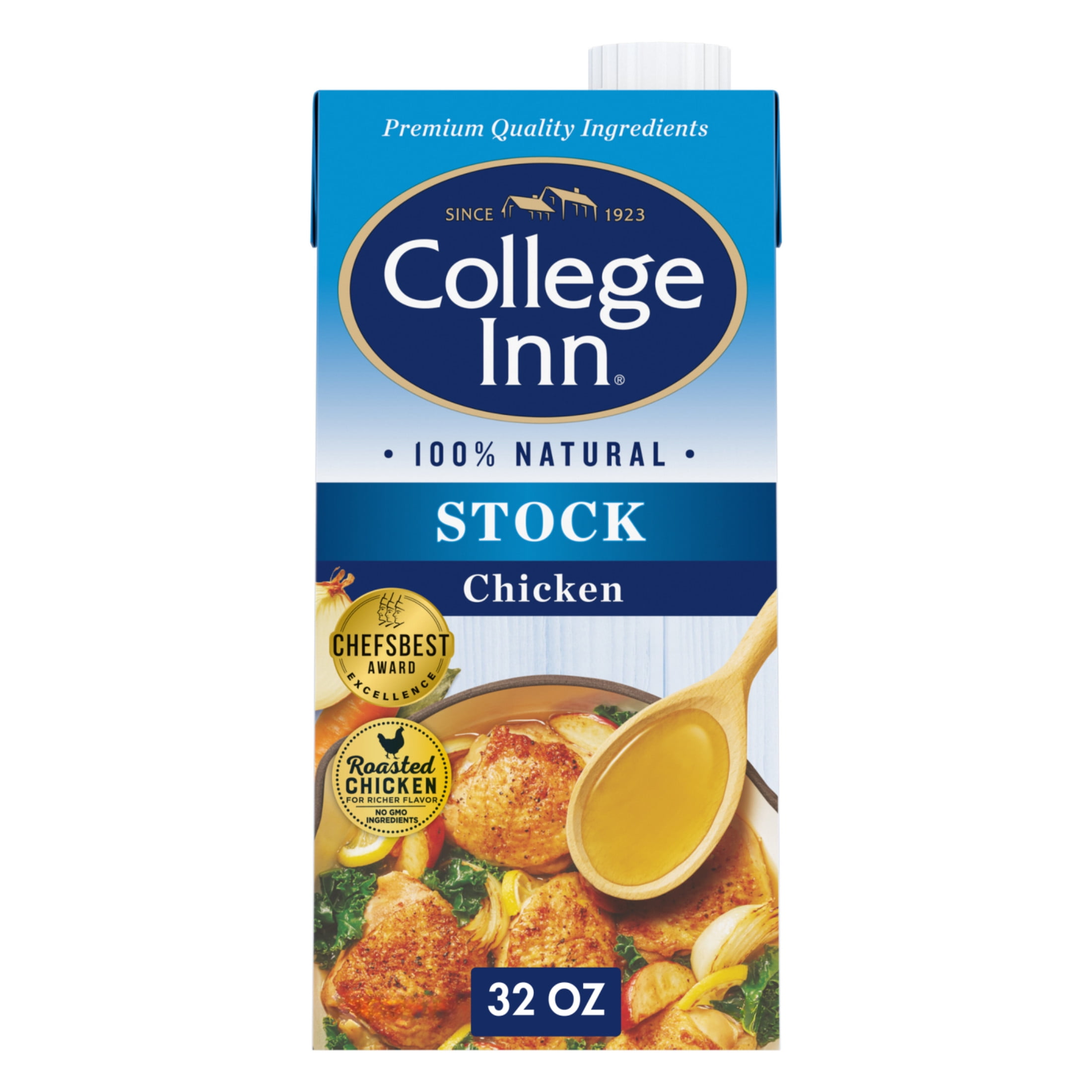 (12 pack) College Inn Chicken Stock, 32 oz Carton