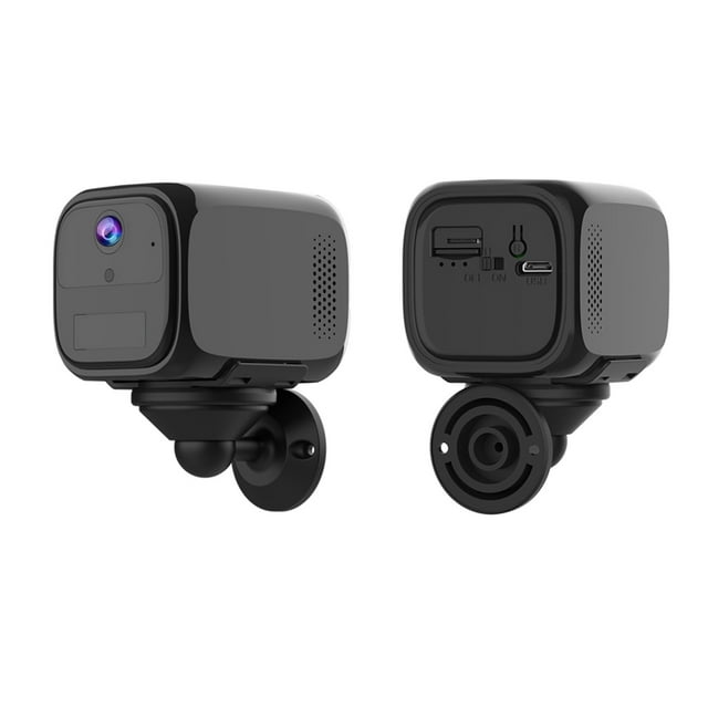 Pequeña Cámara de Seguridad, Cámara de Vigilancia 4G LTE 1080P Detección de Movimento de un Gran Angular de 120 Grados para el Hogar