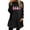 Black, variant on Lovskoo Fuzzy Fleece Pullover Tops for Women Winter Warm Printed Long Sleeve with Pocket Crewneck Solid Color Warm Top Black