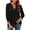 C-Black, variant on UVN Summer V Neck Womens Blouses Dressy Casual 3/4 Sleeve Shirts Ladies Tunic Tops