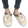 thumbnail image 4 of Pantuflas de felpa con punta abierta para mujer Wmkox8yii  hj789, 4 of 5