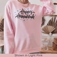 thumbnail image 3 of Hanukkah Sweatshirt, Happy Hanukkah, 3 of 7