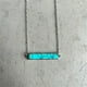 thumbnail image 3 of [Collar retro vaquero occidental] Minimalista, europeo y con estilo, con barra geométrica turquesa y charm vintage, 3 of 4