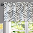 thumbnail image 2 of DriftAway  Briony Linen Blend Blackout Valance 52" Width X 18" Length - Black, 2 of 8