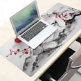 thumbnail image 6 of Extended Large Gaming Mouse Pad 35.4 X 15.7 Inch XXL Full Desk Japanese Art Style Cherry Blossom & Sakura Mousepad Non-Slip Rubber Base Big Keyboard Mat with Stitched Edges for Home Office, 6 of 6